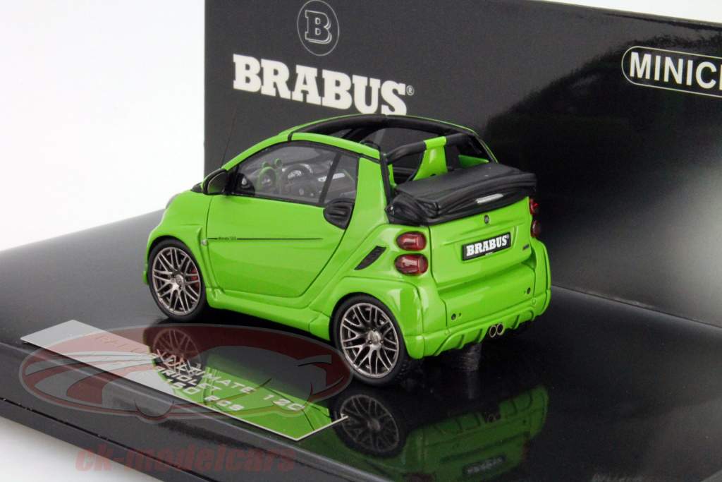Brabus Ultimate 120 Smart Cabriolet 緑 1:43 Minichamps