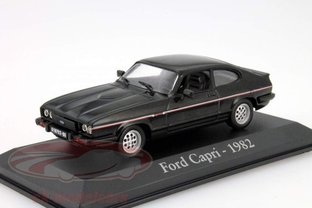 Ford Capri 年 1982 黒 1:43 Altaya