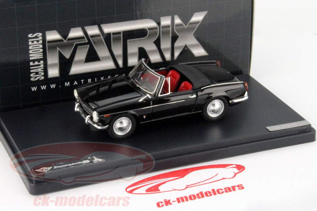 Innocenti 950 S Spider 年 1962 黒 1:43 Matrix