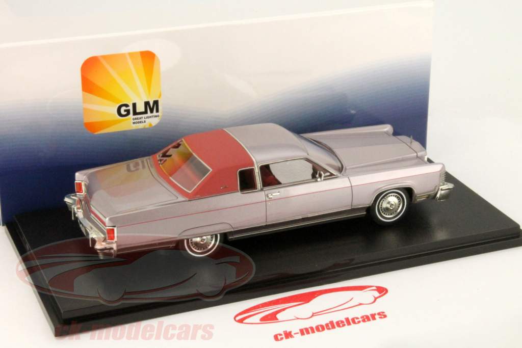 Lincoln Town Coupe 年 1976 粉红色 金属的 1:43 GLM