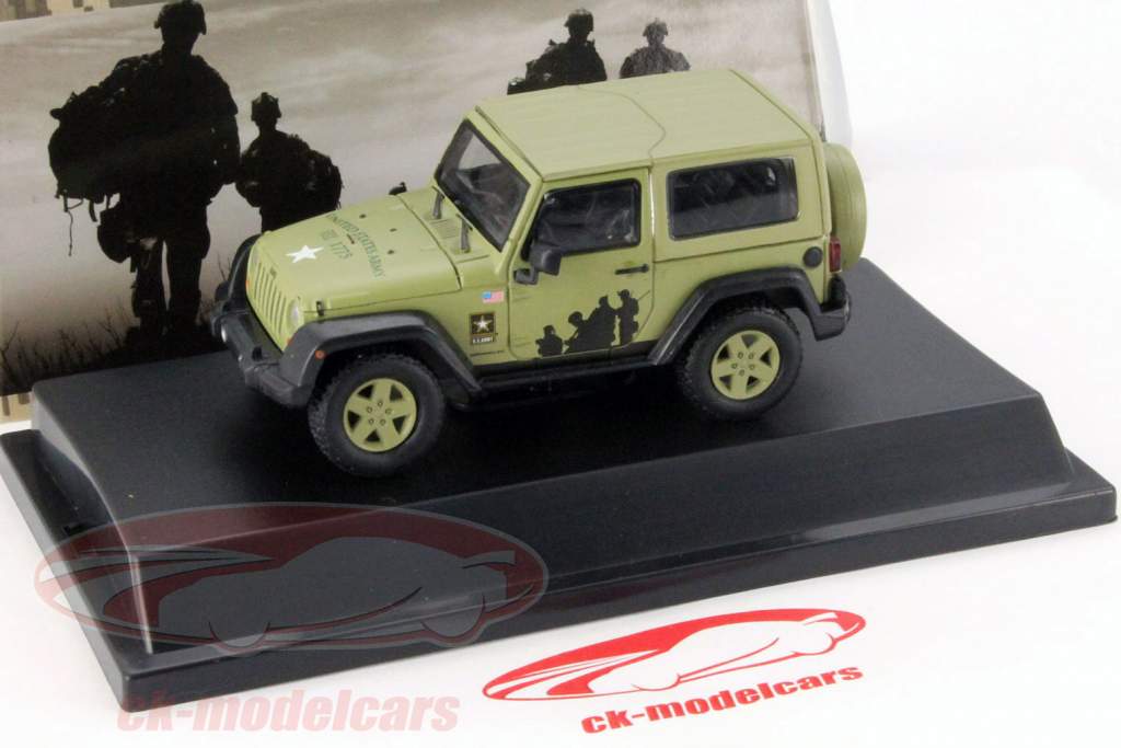 Jeep Wrangler Ano 2012 U.S. Exército Lima 1:43 Greenlight