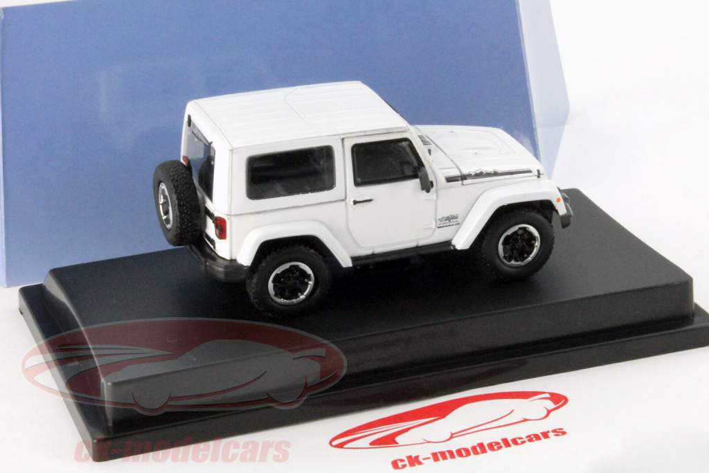Jeep Wrangler Ano 2014 branco 1:43 Greenlight