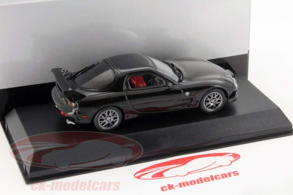 京商 MAZDA RX-7 (FD3S) 2002 1/43 ミニカー Kyosho 1:43 Mazda RX-7 (FD3S) Spirit R Type-A 年 2002 黒