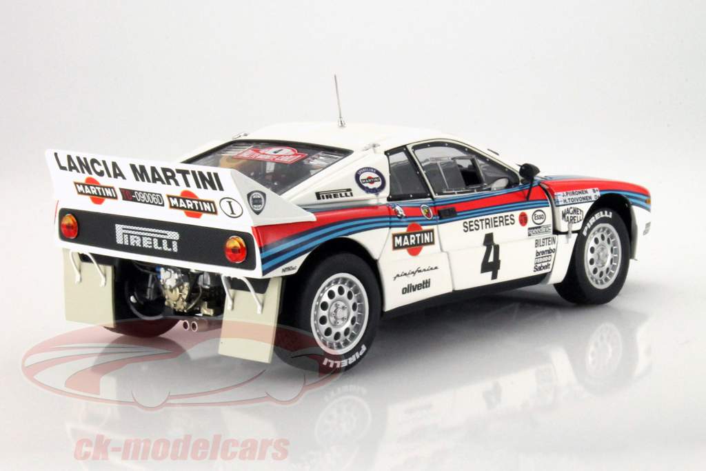 ミニカー 1/18 KYOSHO LANCIA Rally 037 MARTINI Kyosho 1:18 Lancia 037 #6 M. Alen Martini Racing Winner