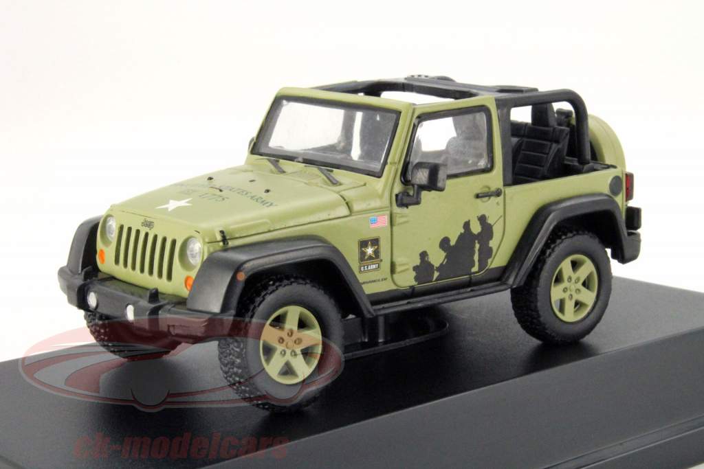 Jeep Wrangler Año 2012 U.S. Ejército Lima 1:43 Greenlight