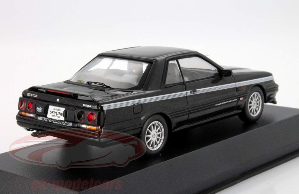 Kyosho 1:43 Nissan Skyline 2000 GTS Coupe Year 1987 black