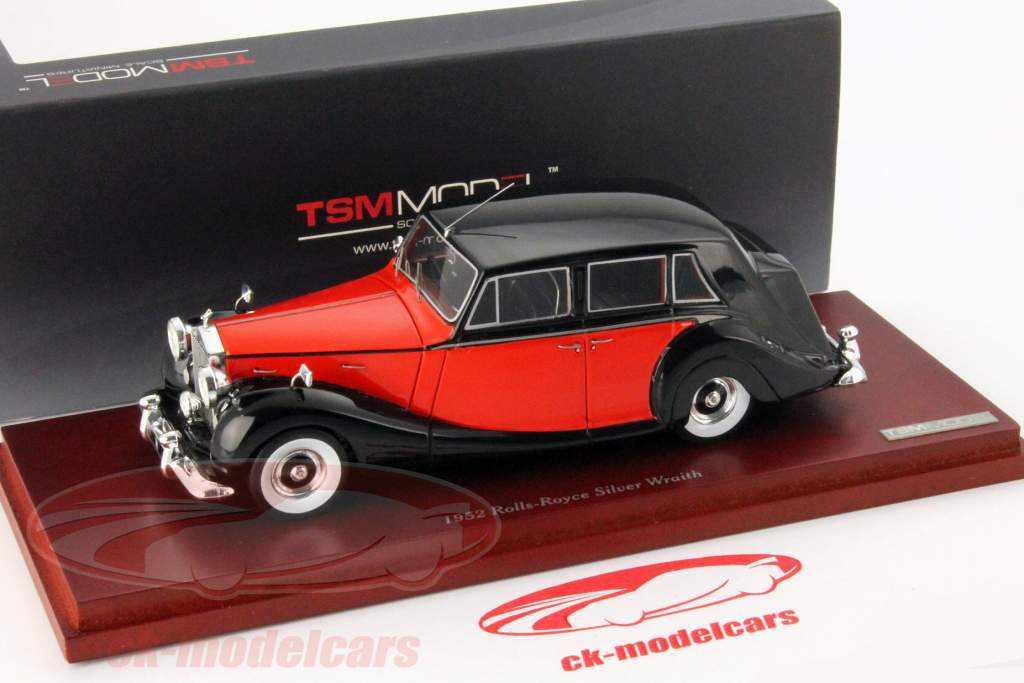 Rolls Royce Silver Wraith Royal 年 1952 红 / 黑 1:43 TrueScale