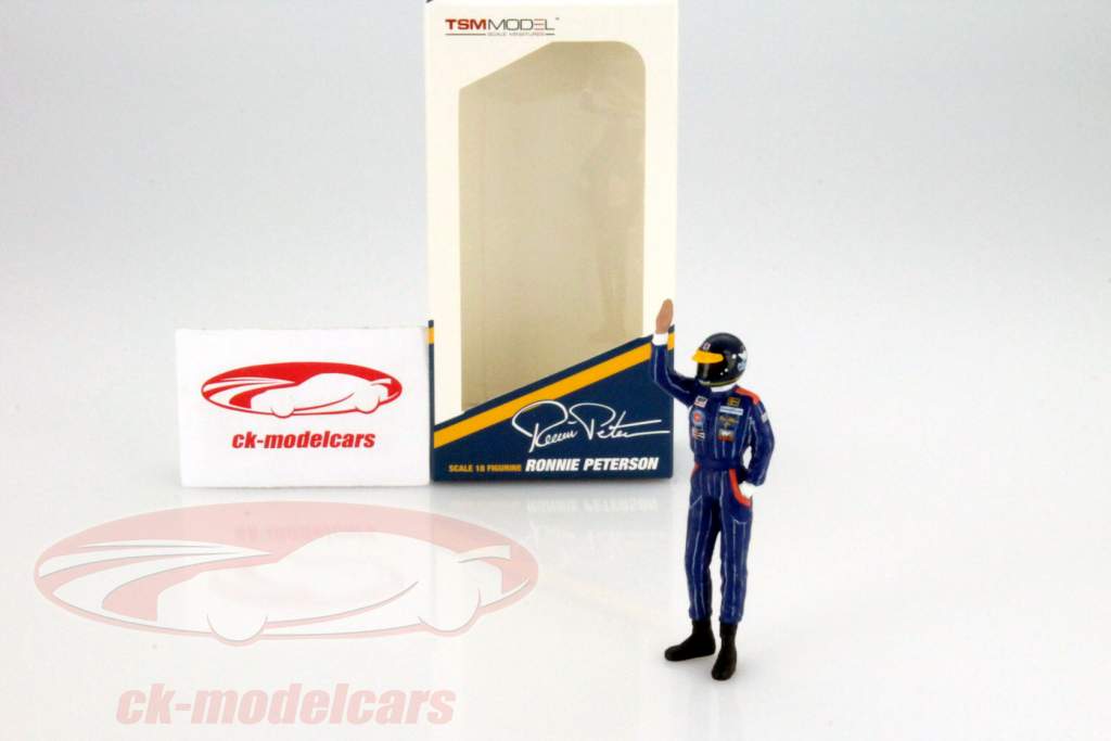 Ronnie Peterson med Helmet Figur Type II 1:18 TrueScale