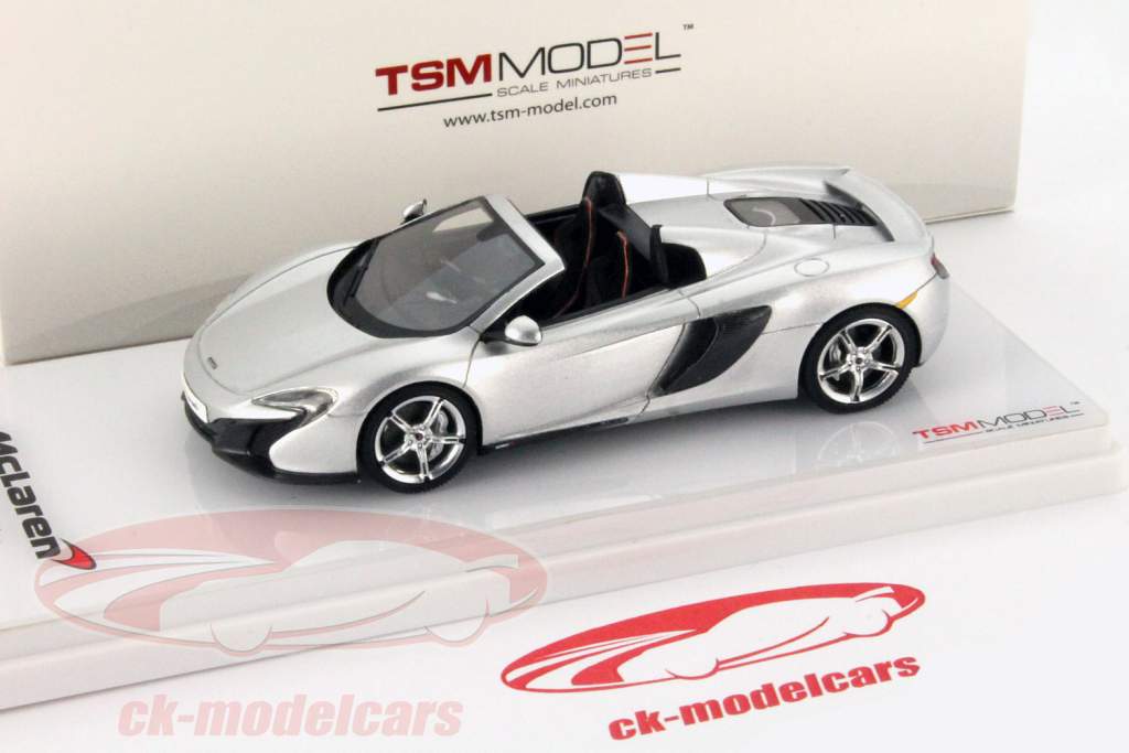 McLaren 650S Spider Anno 2015 Super Nova argento 1:43 TrueScale