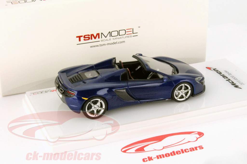 McLaren 650S Spider Год 2015 вулкан синий 1:43 TrueScale