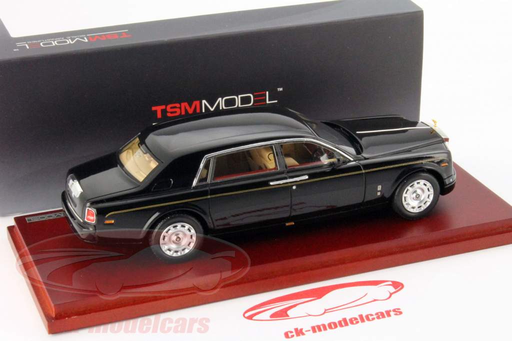 Rolls Royce Phantom Sedan EWB 年 2012 钻石 黑 1:43 TrueScale