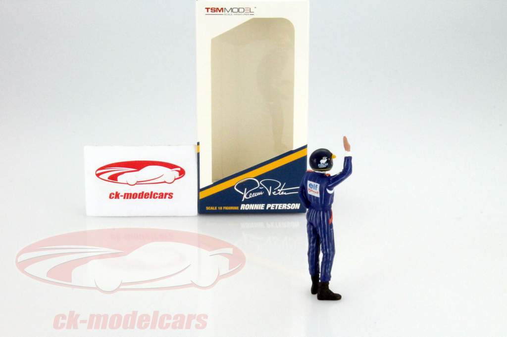 Ronnie Peterson com Capacete Figura Tipo II 1:18 TrueScale
