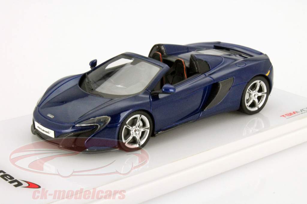 McLaren 650S Spider Год 2015 вулкан синий 1:43 TrueScale