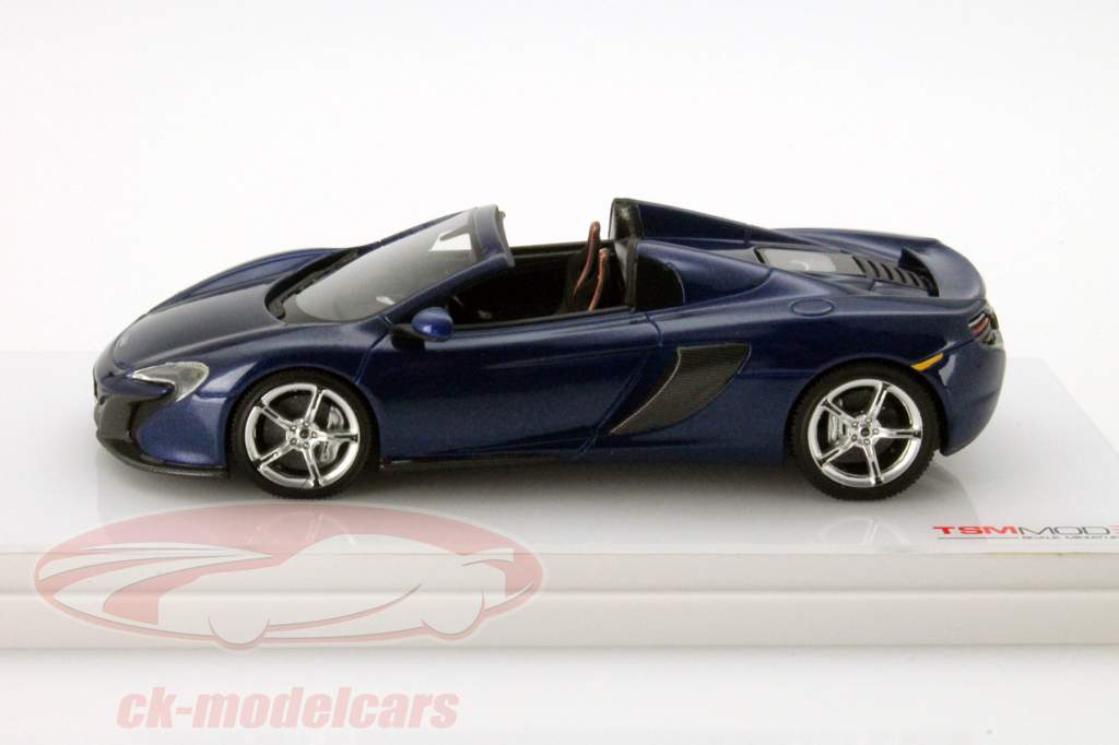 McLaren 650S Spider År 2015 vulkan blå 1:43 TrueScale