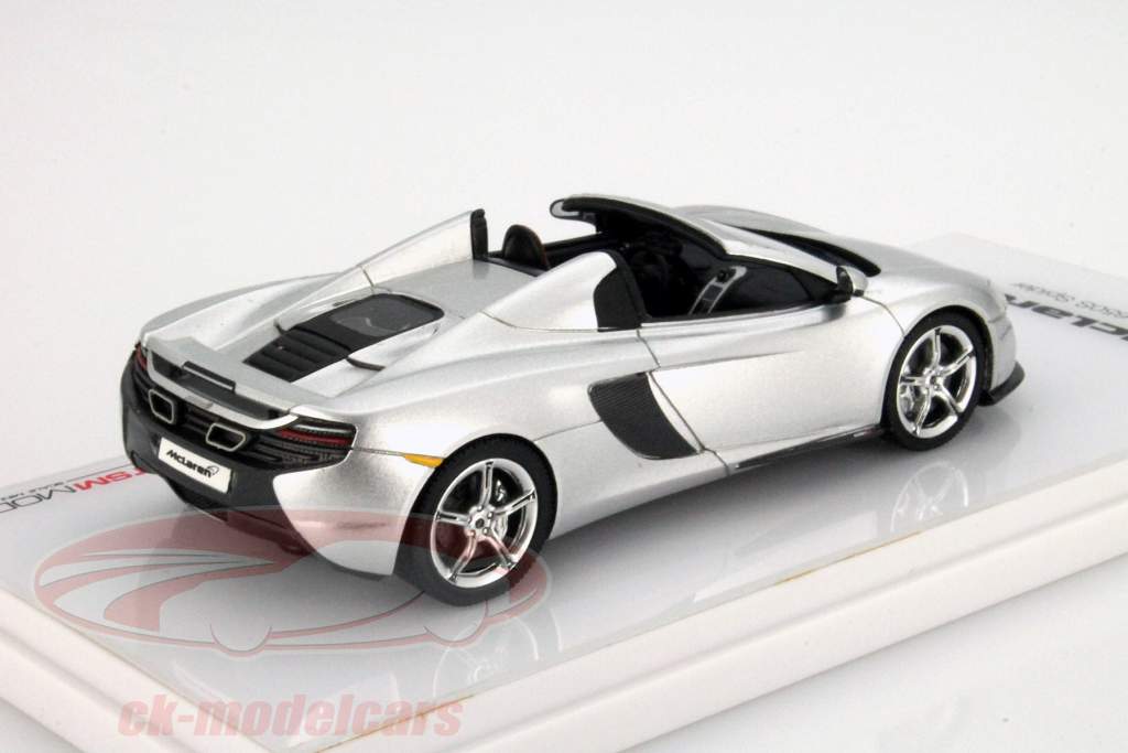 McLaren 650S Spider Anno 2015 Super Nova argento 1:43 TrueScale