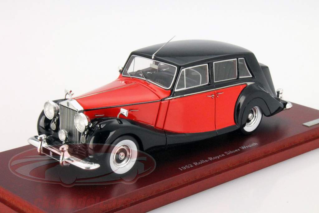 Rolls Royce Silver Wraith Royal 年 1952 红 / 黑 1:43 TrueScale