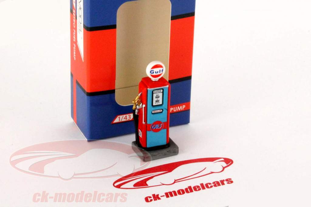 Gulf Gas pump Type II 1:43 TrueScale
