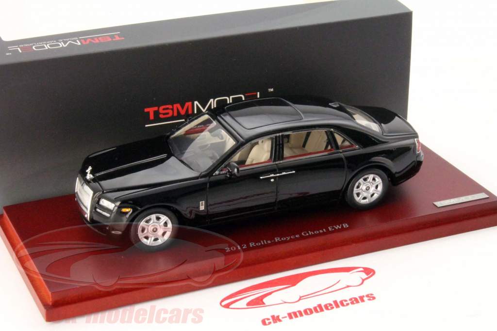 Rolls Royce Ghost EWB Год 2012 алмаз черный 1:43 TrueScale