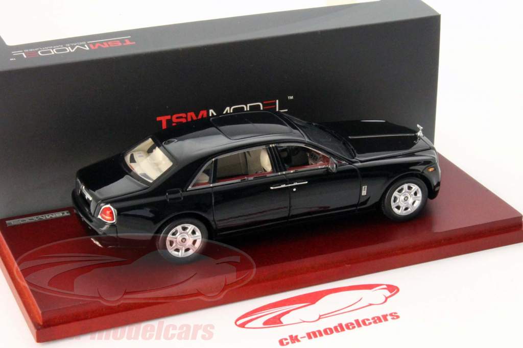 Rolls Royce Ghost EWB Baujahr 2012 diamant schwarz 1:43 TrueScale