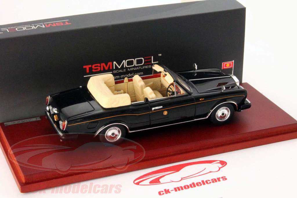 Rolls Royce Corniche III Cabriolet År 1993 sort 1:43 TrueScale