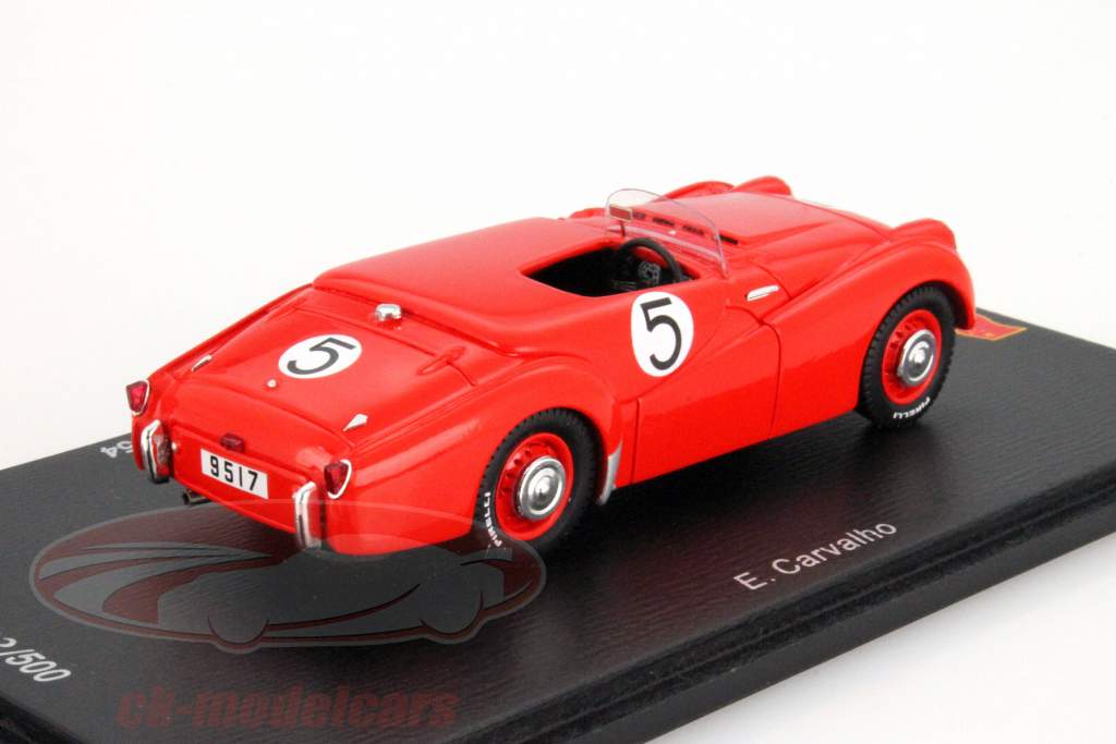 E. Carvalho Triumph TR2 #5 Winnaar Macau GP 1954 1:43 Spark