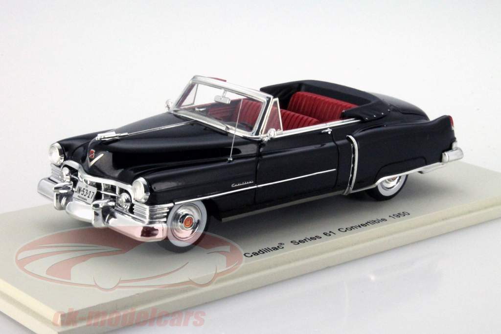 Cadillac Series 61 Convertible Byggeår 1950 sort 1:43 Spark