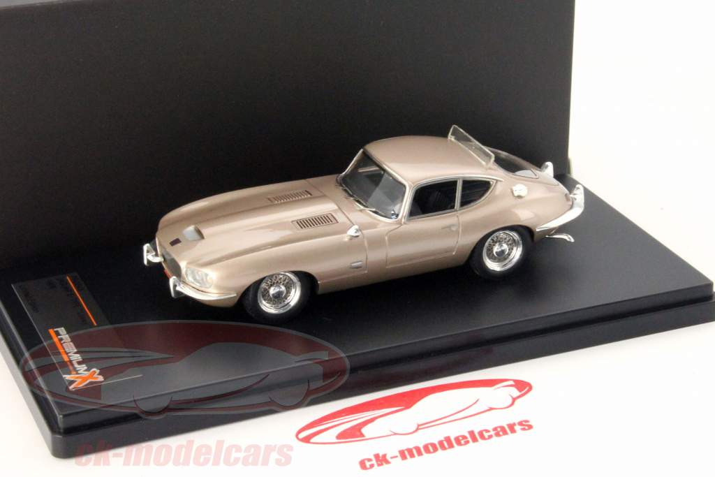 Jaguar E-Type Loewy Byggeår 1966 bronze metallic 1:43 Premium X