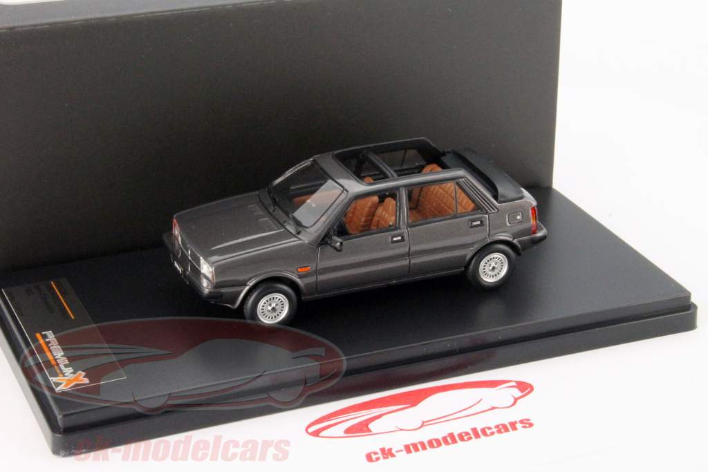 Lancia Delta Selene Semi Convertible year 1983 dark gray 1:43 Premium X