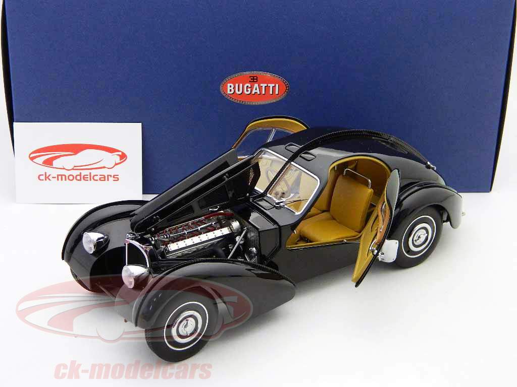Bugatti 57 SC Atlantic noir / noir 1938 1:18 AutoArt