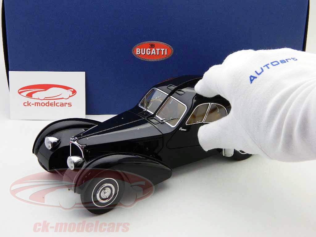 Bugatti 57 SC Atlantic noir / noir 1938 1:18 AutoArt