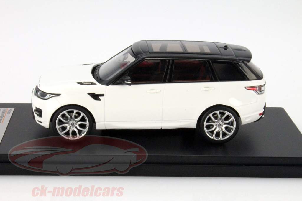レンジ ローバー スポーツの 年 2014 白 / 黒 1:43 プレミアム X