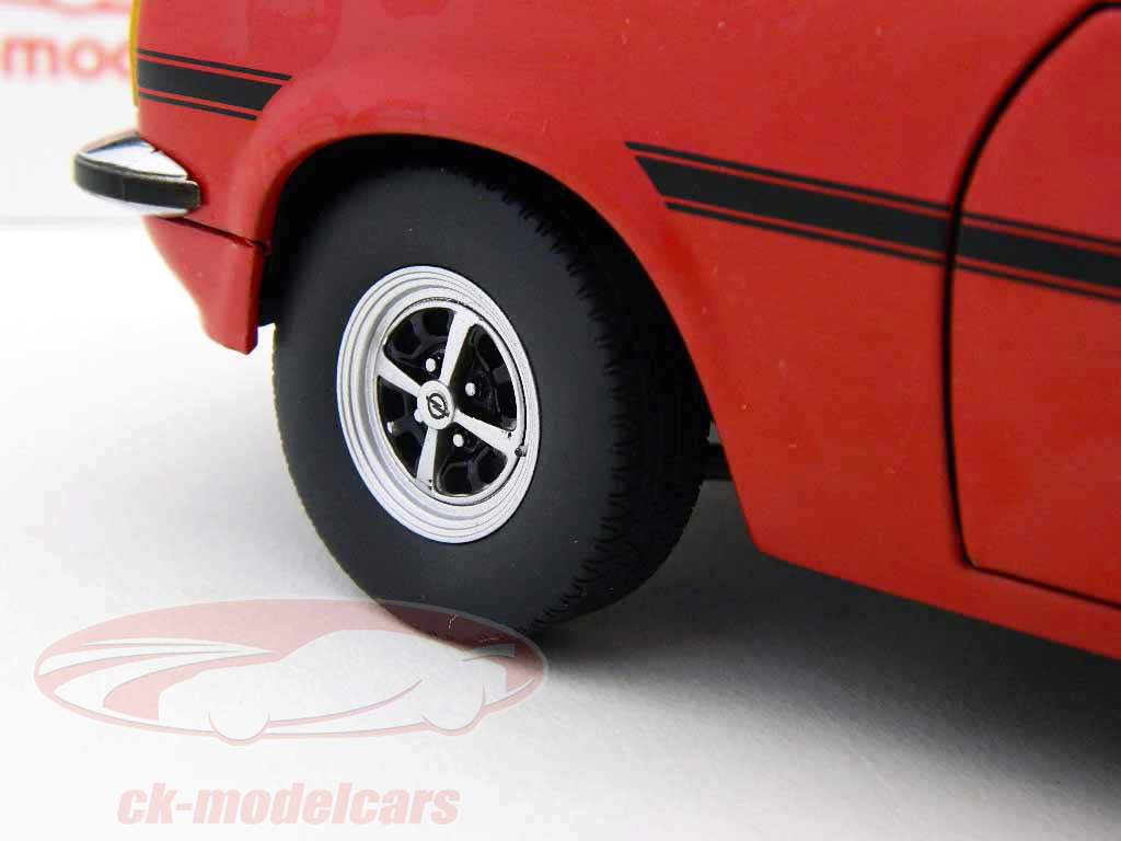 オペルアスコナB SRカーディナルレッド/カーディナル赤1975 1時18サンスター