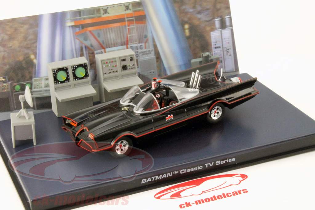 DC Batman Automobilia Collection #2 バットモービル バットマン テレビ シリーズ 1966 黒 1:43