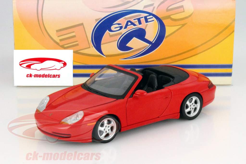 Porsche 996 Carrera Cabriolet rosso 1:18 Gate