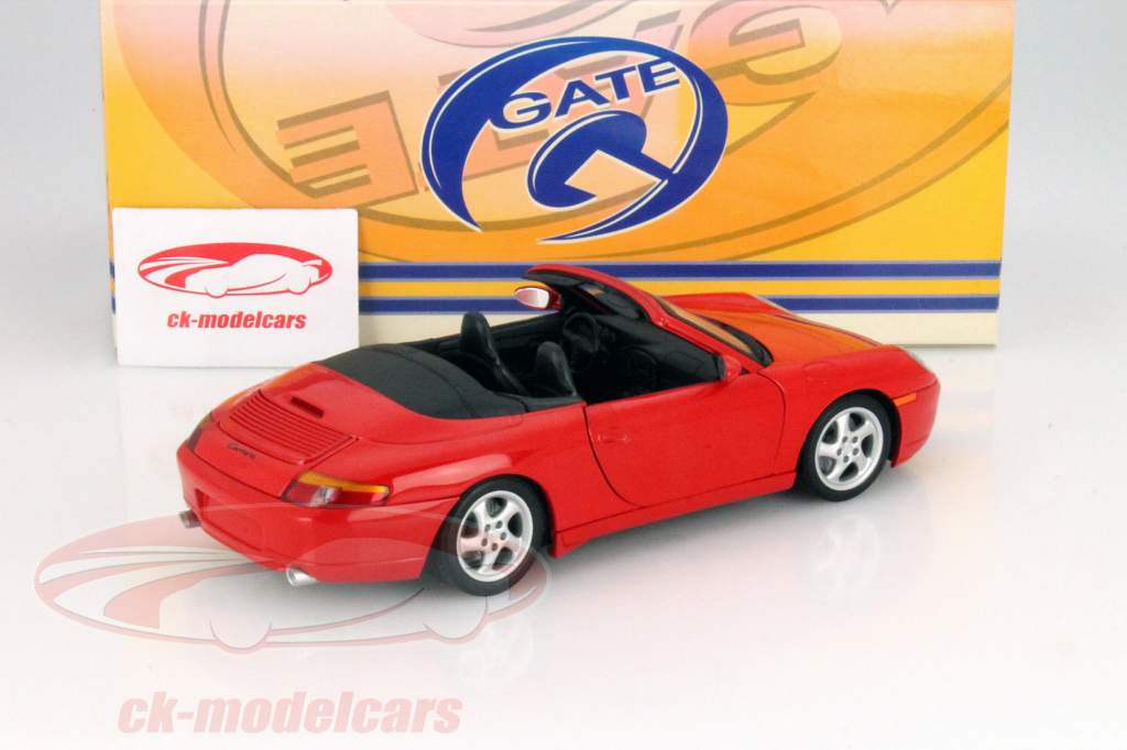Porsche 996 Carrera Cabriolet rosso 1:18 Gate