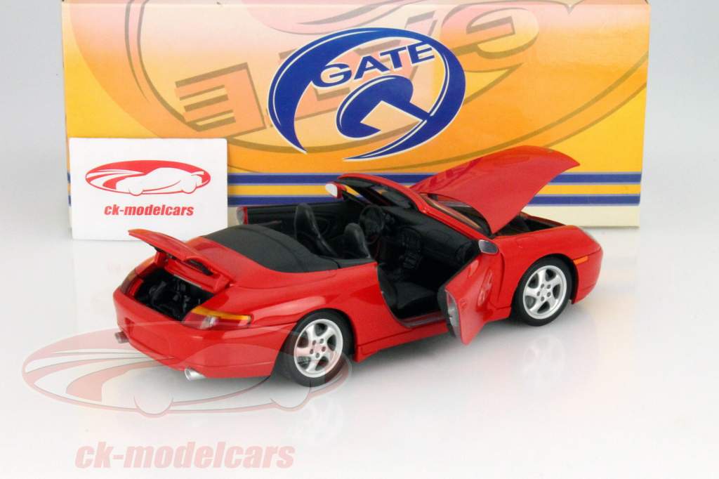 Porsche 996 Carrera Cabriolet rosso 1:18 Gate