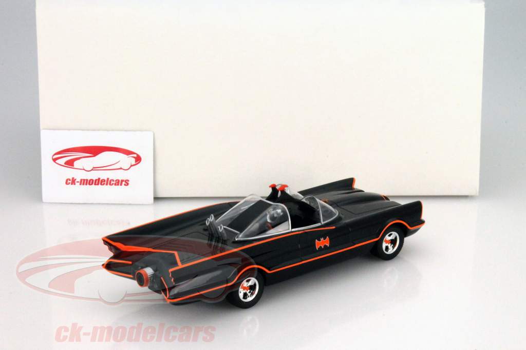 Batmobile Batman Fjernsyn Series 1966 sort 1:24 HotWheels