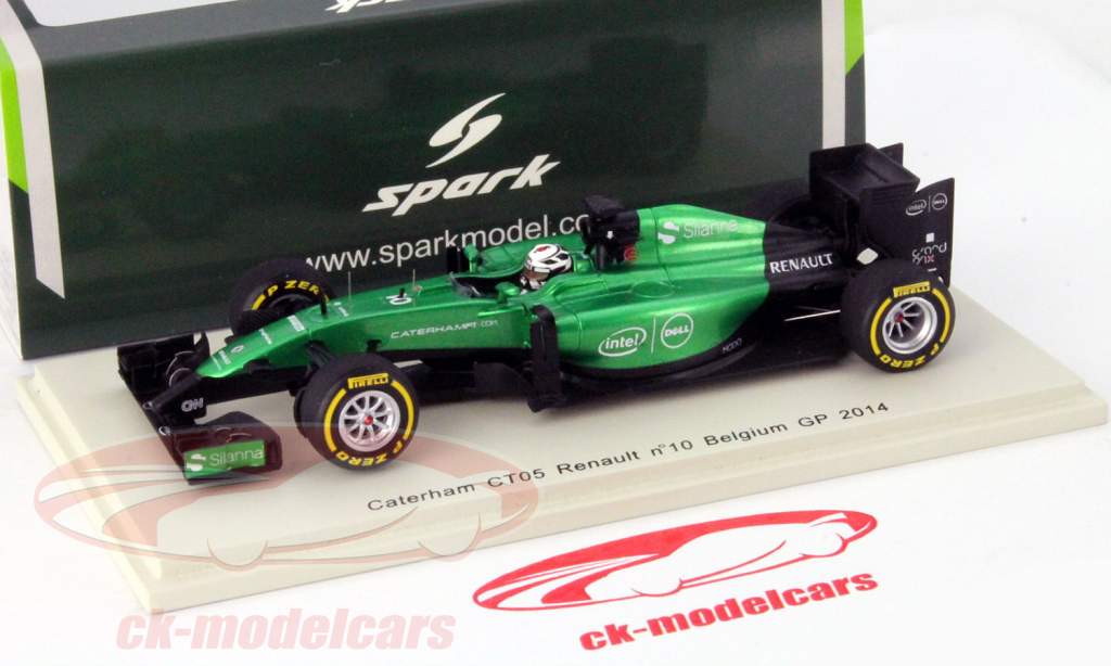 Andre Lotterer Caterham CT05 #10 Бельгия Врач общей практики Формула 1 2014 1:43 Spark