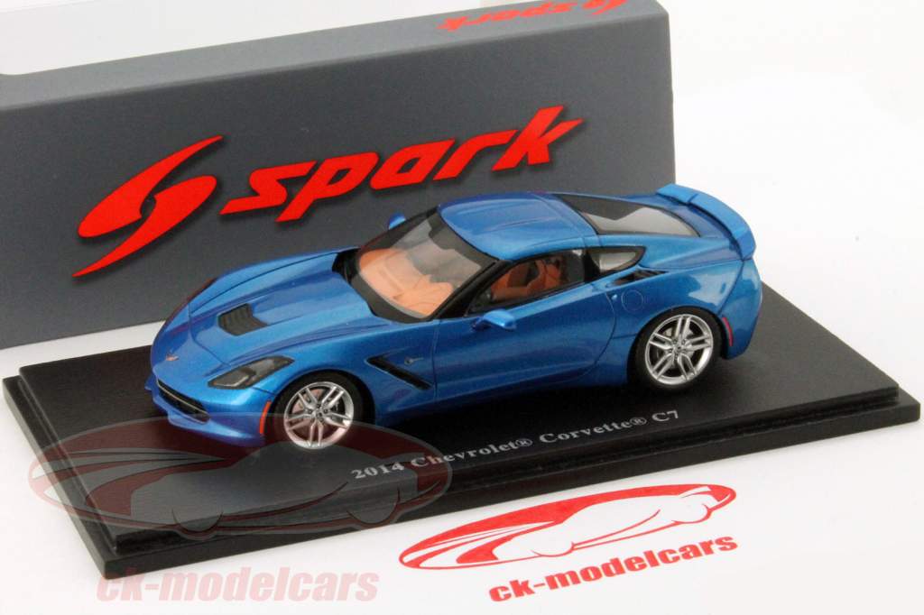 ミニカー 1/43 Spark Chevrolet Corvette C7.R 2014 Spark 1:43 Chevrolet Corvette C7 Year of construction 2014