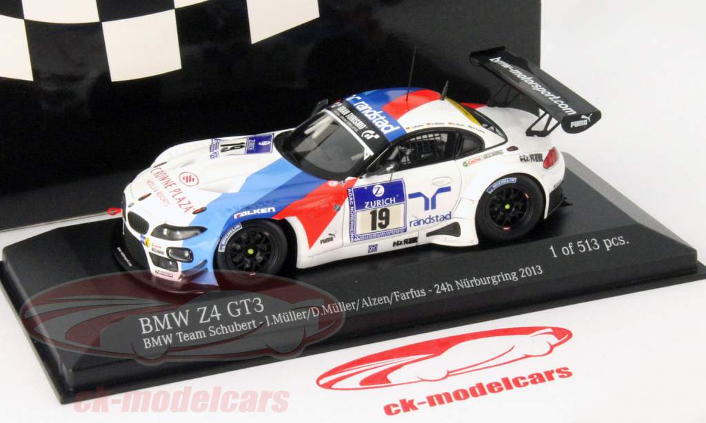 ミニチャンプス1/43 Team Studie BMW Z4 GT3 2014 MINICHAMPS 1/43 BMW Z4 GT3 BMW SPORTS TROPHY TEAM STUDIE