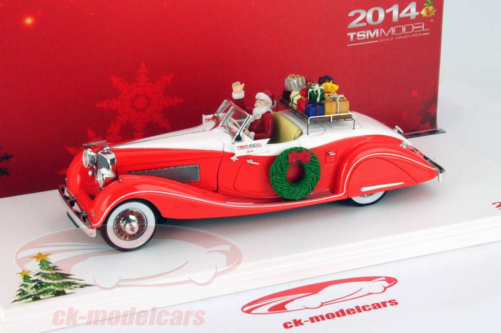 Duesenberg SJ Speedster Jul Edition 2014 rød / hvid 1:43 TrueScale