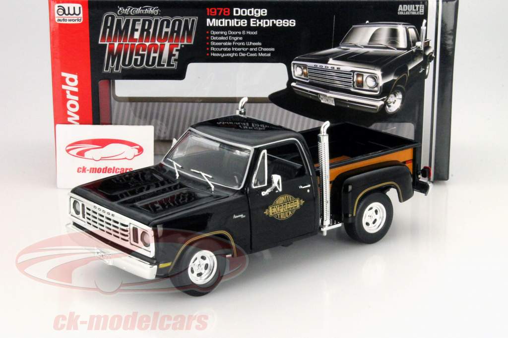 Dodge Midnite Express Byggeår 1978 sort 1:18 autoworld