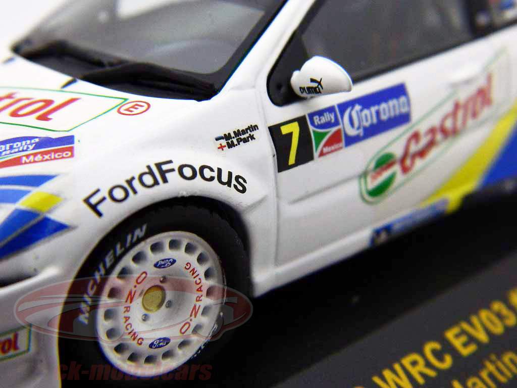 フォード·フォーカスRS WRC＃7 EV03メキシコラリー2004午前1時43分完成モデル