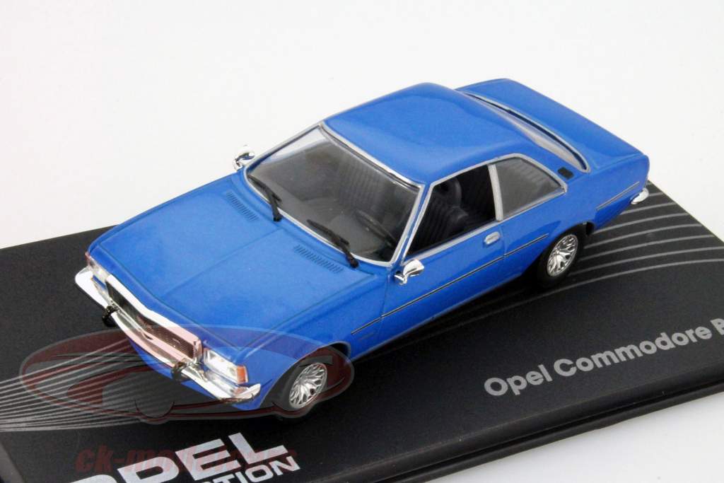 Opel Commodore B GS/E år 1972-1977 blå 1:43 Altaya