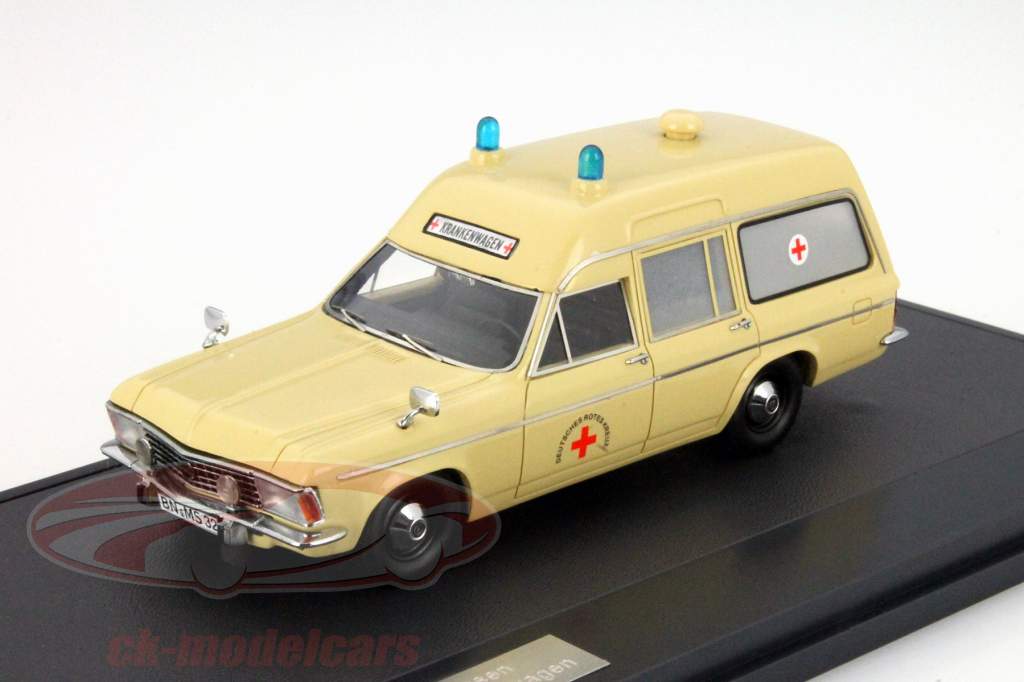 Opel Admiral B Скорая помощь Год строительства 1970 крем 1:43 Matrix