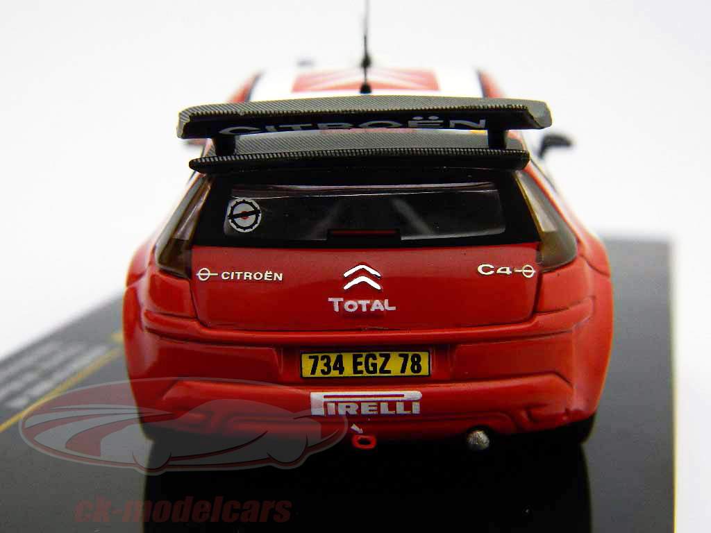シトロエンC4 WRC＃2モンテカルロラリー2008 1時43分モデルIxo