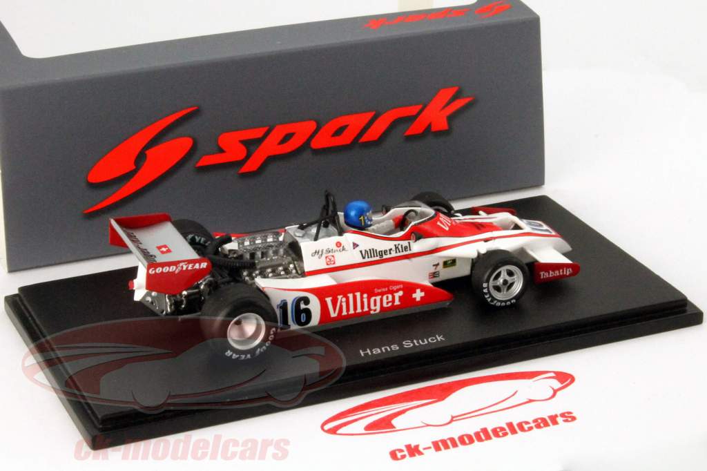 Hans Stuck Shadow DN9 #16 Quinto Británico GP Fórmula 1 1978 1:43 Spark