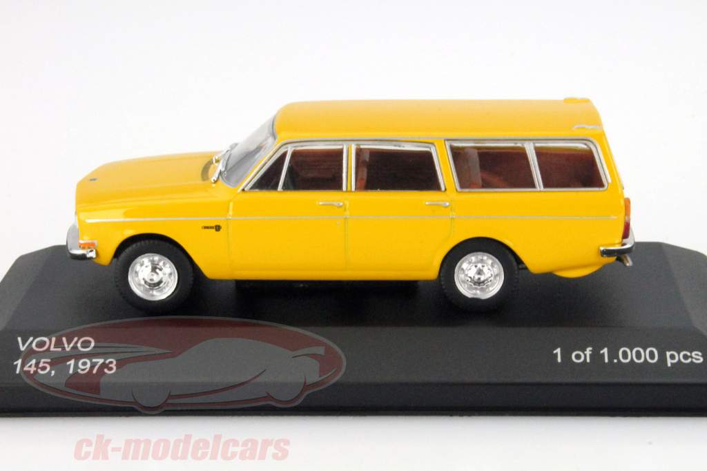 Volvo 145 建設した年 1973 黄色の暗い 1:43 WhiteBox