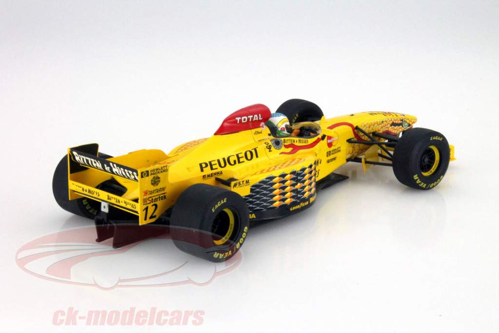【ミニチャンプス　ジョーダンプジョー　197 1997年1/18】 Minichamps 1:18 G. Fisichella Jordan Peugeot 197 #12 Formula