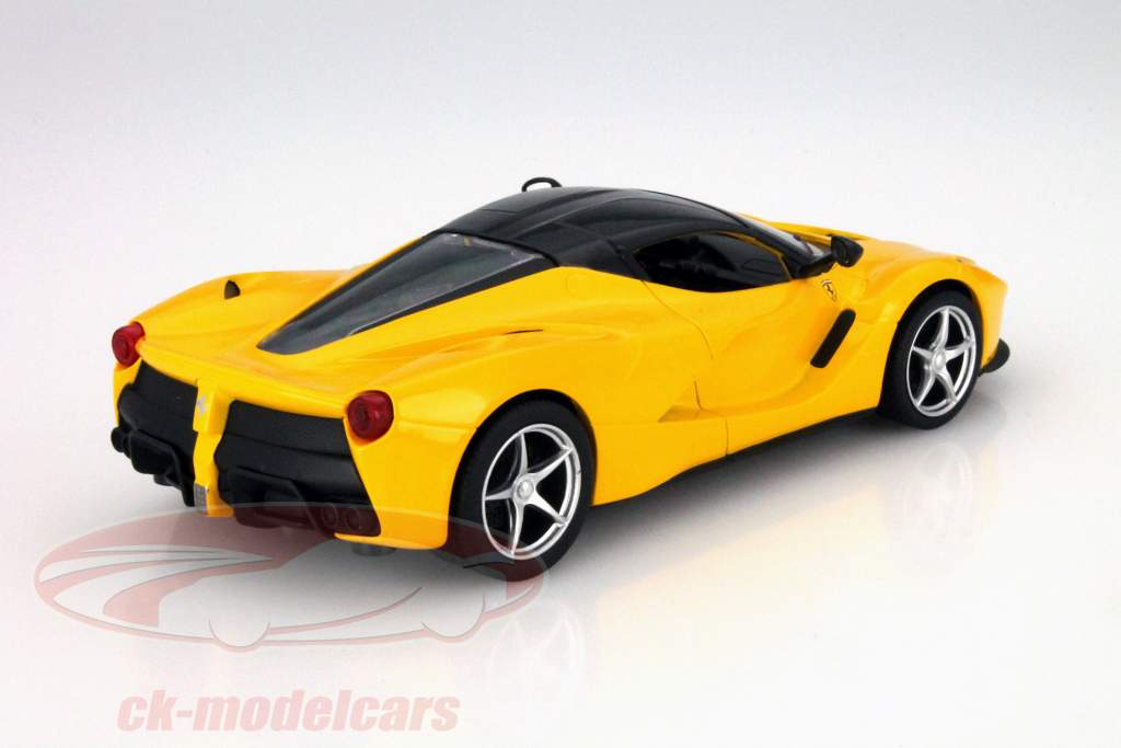 Ferrari LaFerrari år 2013 gul 1:24 HotWheels Foundation